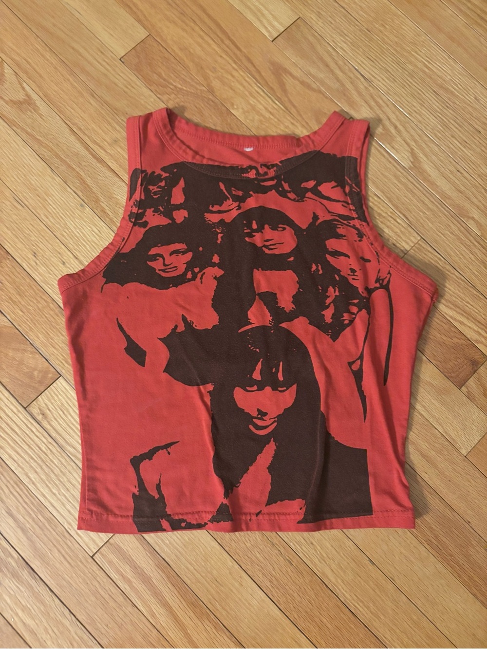 Tank Top Y2K Streetwear Style Crop Graphic